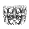 CHROME HEARTS クロムハーツ（原本無） セメタリークロス リング シルバー系 19号程度【中古】