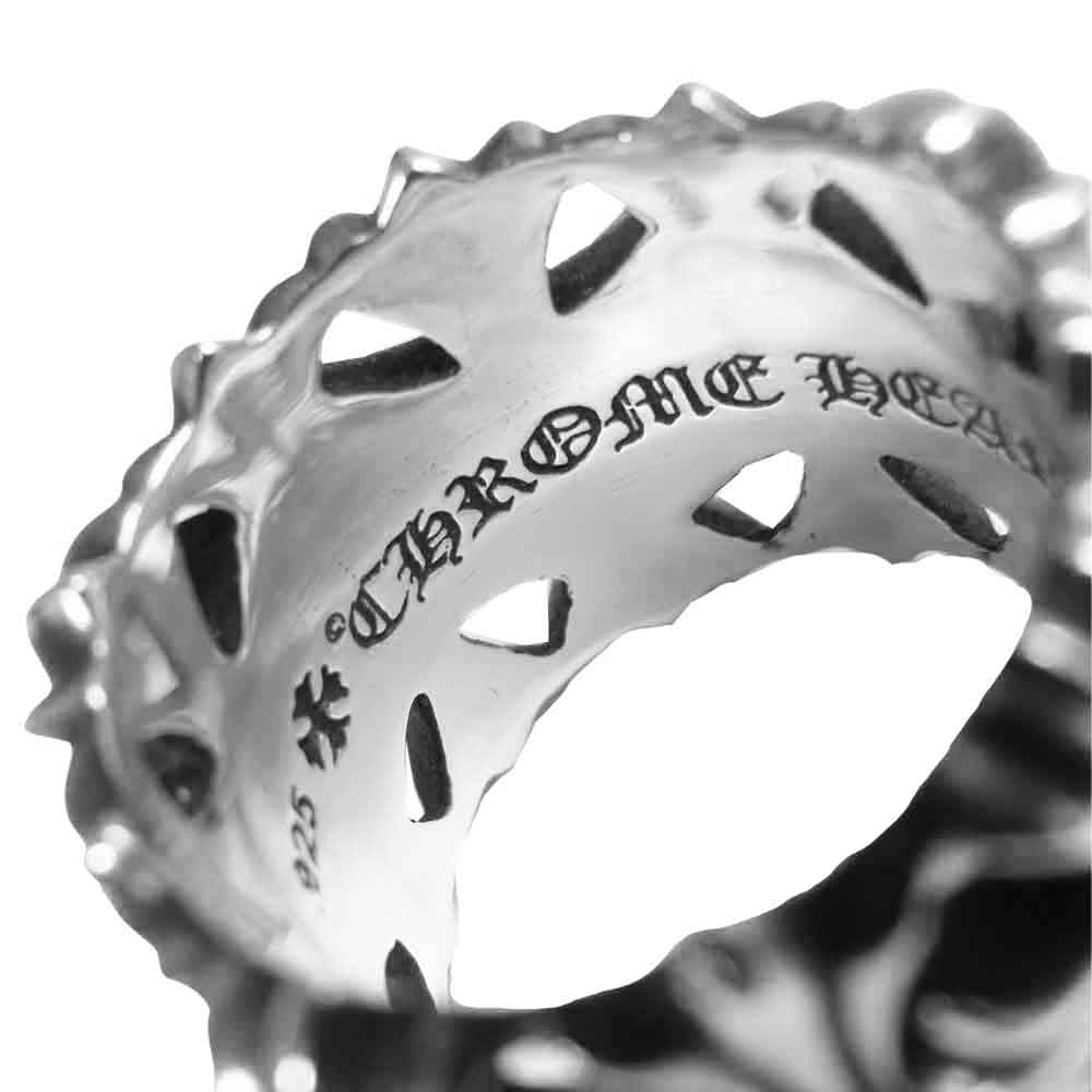 CHROME HEARTS クロムハーツ（原本無） セメタリークロス リング シルバー系 19号程度【中古】