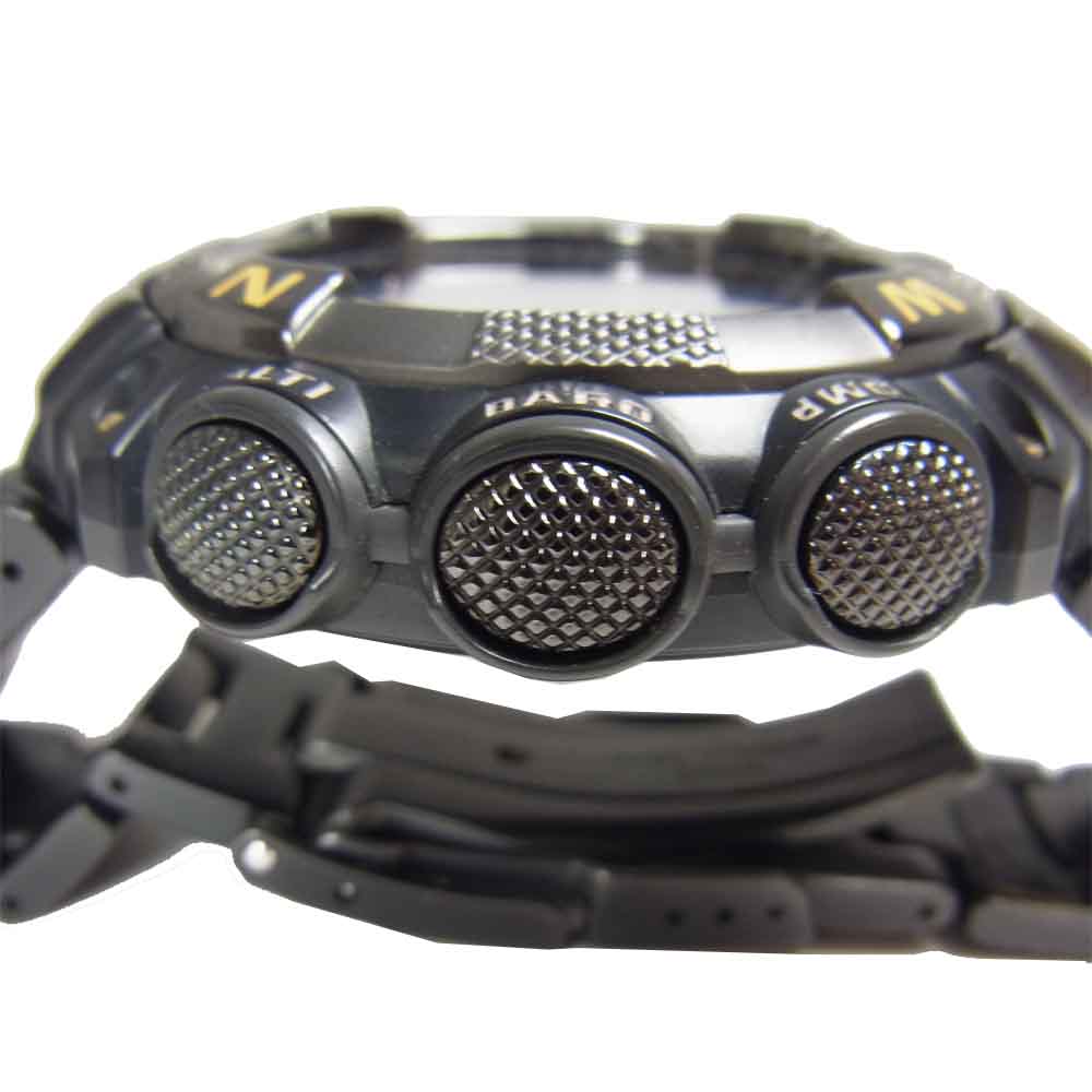 CASIO カシオ PRW-1500YTJ PROTREK プロトレック トリプルセンサー ソーラー 電波クォーツ 腕時計 ブラック系【中古】