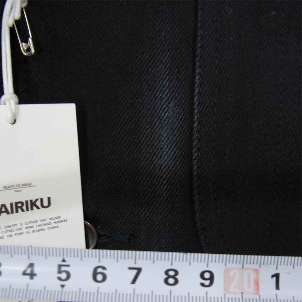 ダイリク 19AW J-3 American Dream Biggie ノンウォッシュ デニム カバーオール ブラック ブラック系 M【中古】