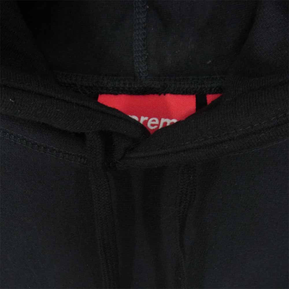 Supreme シュプリーム 19AW Bandana Box Logo Hooded Sweatshirt バンダナ ボックスロゴ パーカー ブラック系 L【中古】