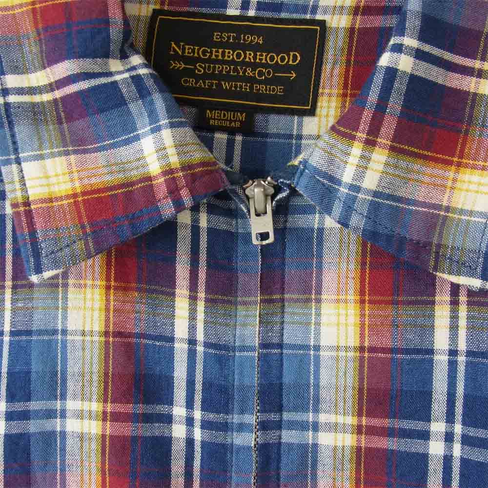 NEIGHBORHOOD ネイバーフッド 15SS 151SPNH-JKM03 SWING / CL-JKT マドラスチェック スウィングトップ ジャケット マルチカラー系 M【中古】