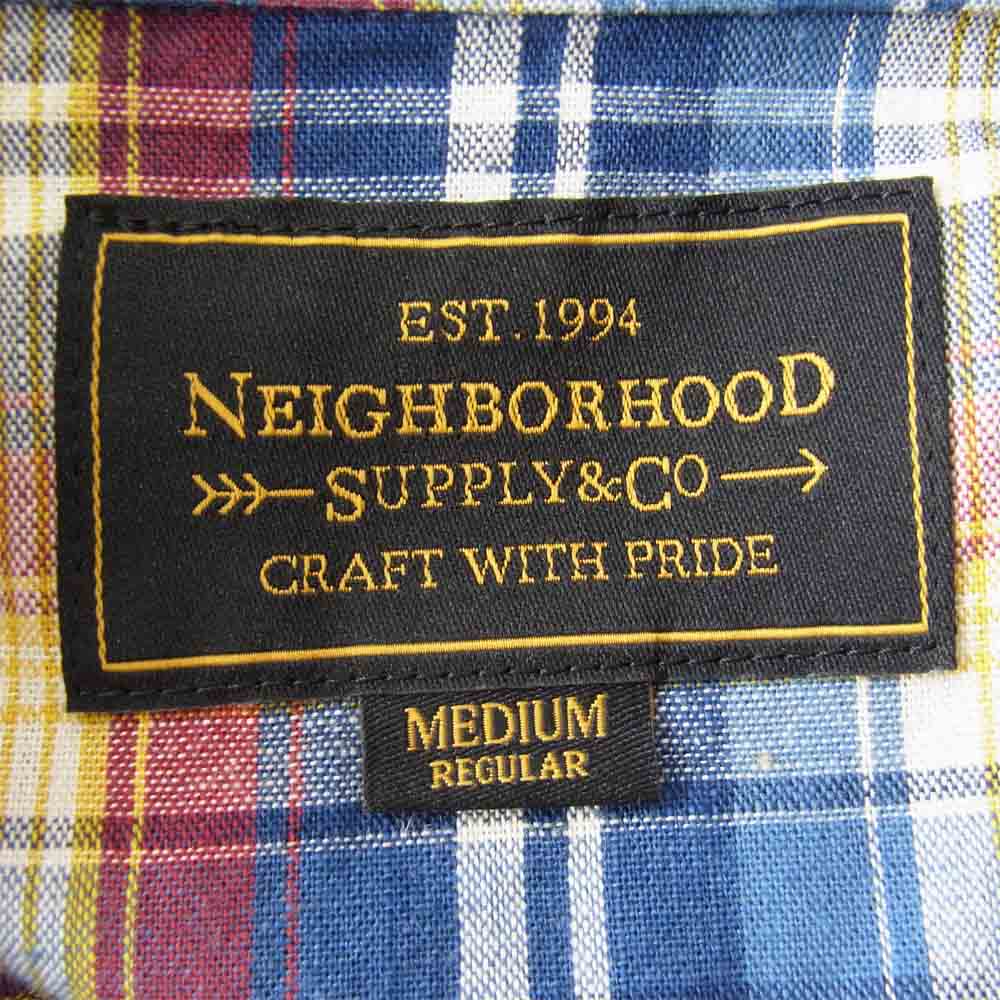 NEIGHBORHOOD ネイバーフッド 15SS 151SPNH-JKM03 SWING / CL-JKT マドラスチェック スウィングトップ ジャケット マルチカラー系 M【中古】