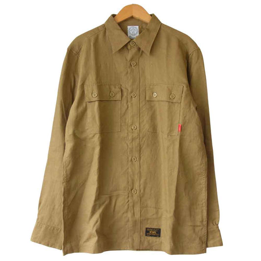 WTAPS ダブルタップス 151LTDT-SHM04 SAFARI L/S サファリ ジャケット ベージュ系 M【美品】【中古】