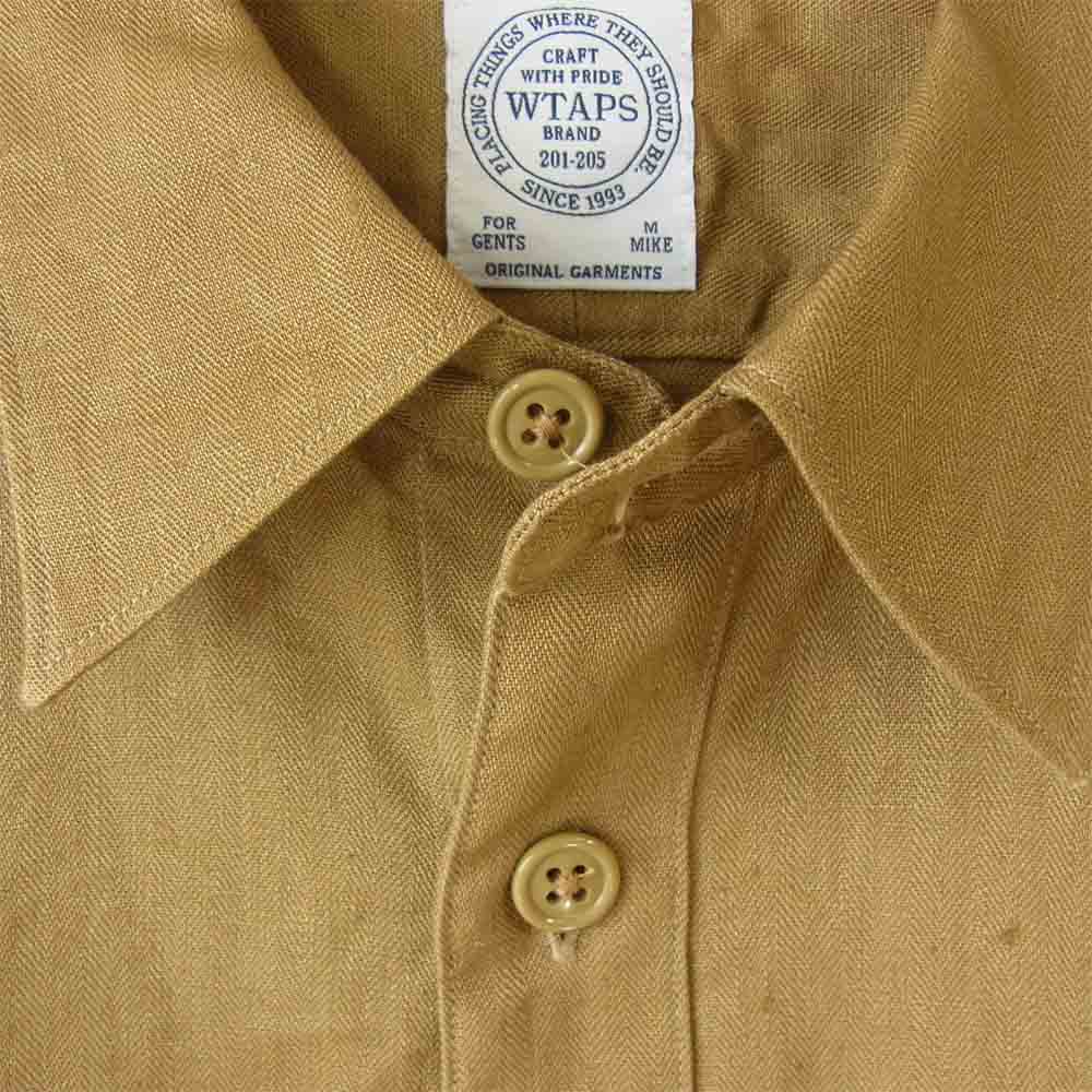 WTAPS ダブルタップス 151LTDT-SHM04 SAFARI L/S サファリ ジャケット ベージュ系 M【美品】【中古】