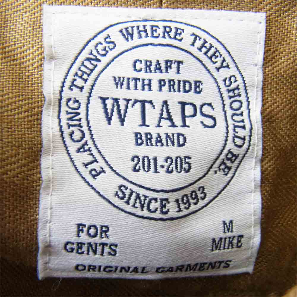 WTAPS ダブルタップス 151LTDT-SHM04 SAFARI L/S サファリ ジャケット ベージュ系 M【美品】【中古】