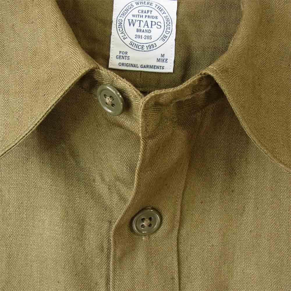 WTAPS ダブルタップス 151LTDT-SHM04 SAFARI L/S サファリ ジャケット カーキ系 M【美品】【中古】