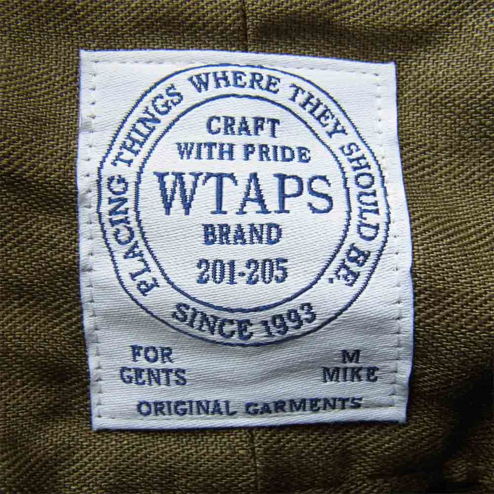 WTAPS ダブルタップス 151LTDT-SHM04 SAFARI L/S サファリ ジャケット カーキ系 M【美品】【中古】