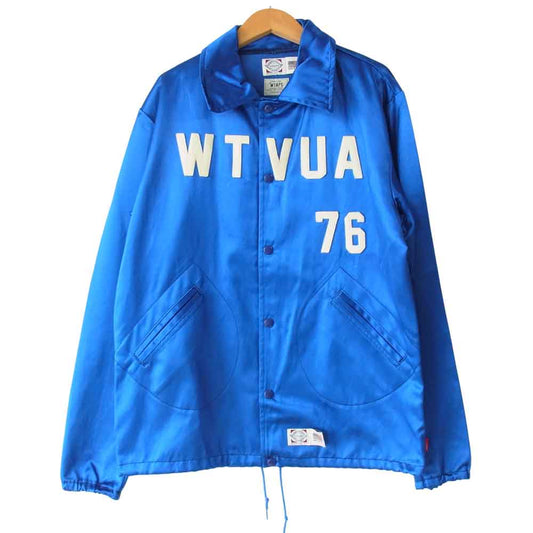 WTAPS ダブルタップス 142EJEJD-JKM01 VINTAGE SATIN WINDBREAKER JACKET サテン ウィンドブレーカー ジャケット ブルー系 M【中古】