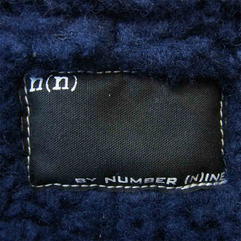 NUMBER (N)INE　ボアジャケット　ブルー　レーヨン　日本製