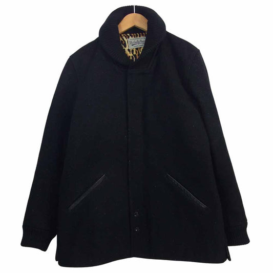 WACKO MARIA ワコマリア 14AW × WOLFS HEAD ウルフズヘッド CAR CLUB JKT カークラブ ジャケット ブラック系 M【中古】
