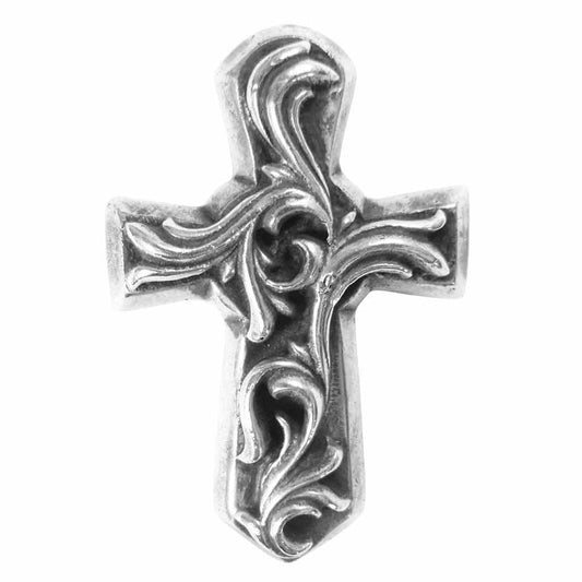 CHROME HEARTS クロムハーツ（原本無） SMALL VULCAN CROSS スモール バルカン クロス シルバー系【中古】