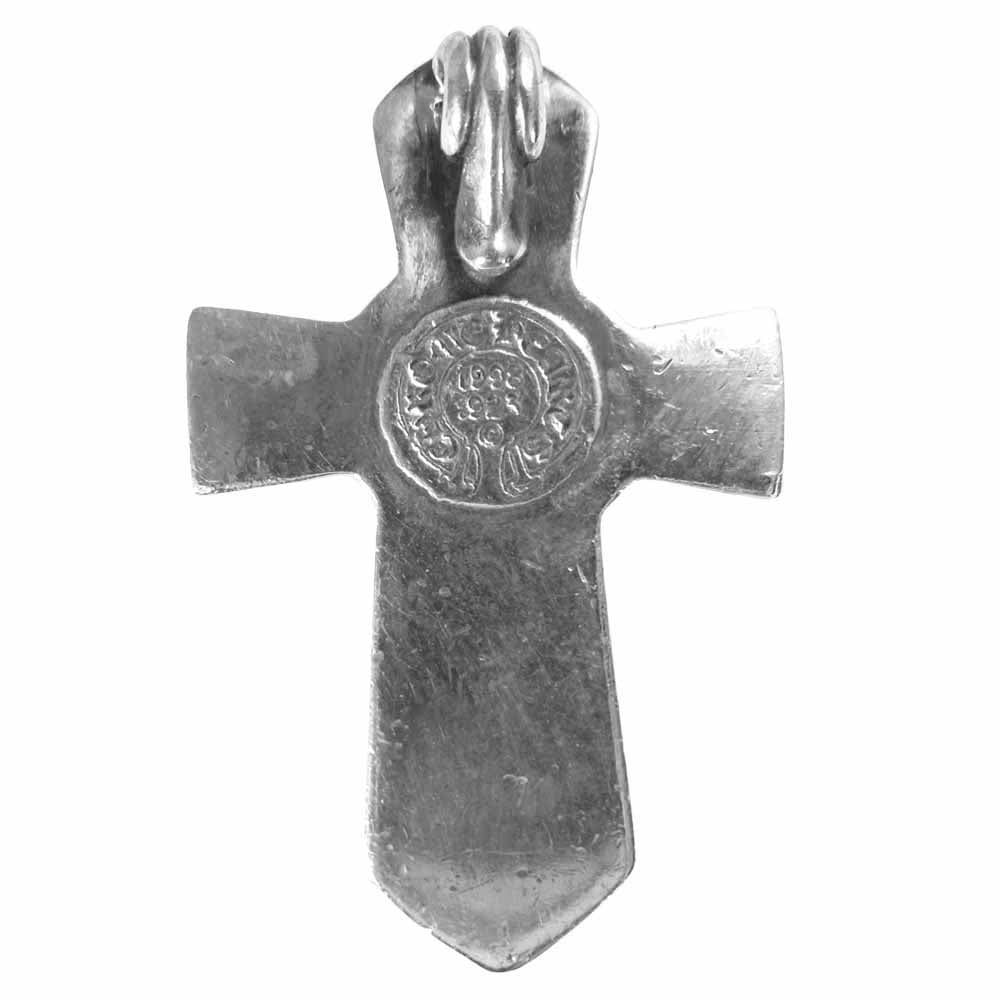 CHROME HEARTS クロムハーツ（原本無） SMALL VULCAN CROSS スモール バルカン クロス シルバー系【中古】