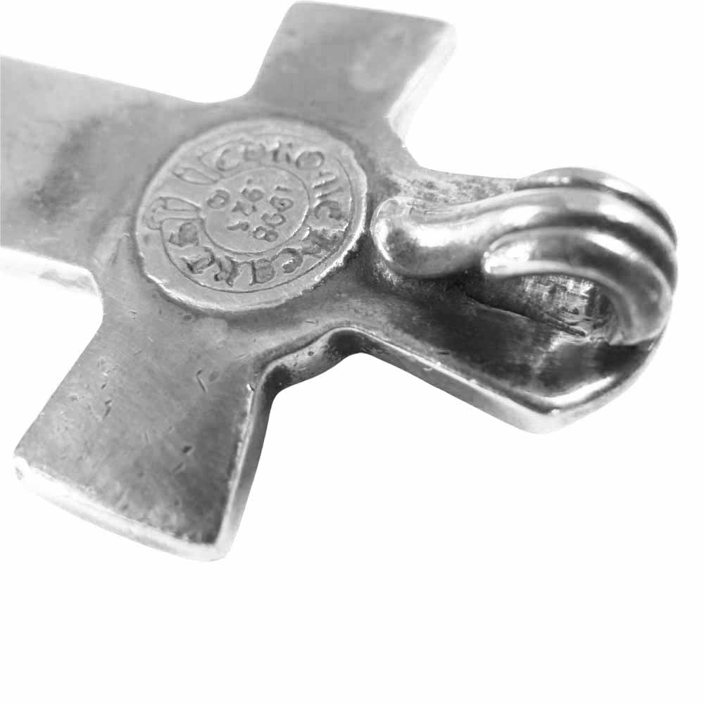 CHROME HEARTS クロムハーツ（原本無） SMALL VULCAN CROSS スモール バルカン クロス シルバー系【中古】
