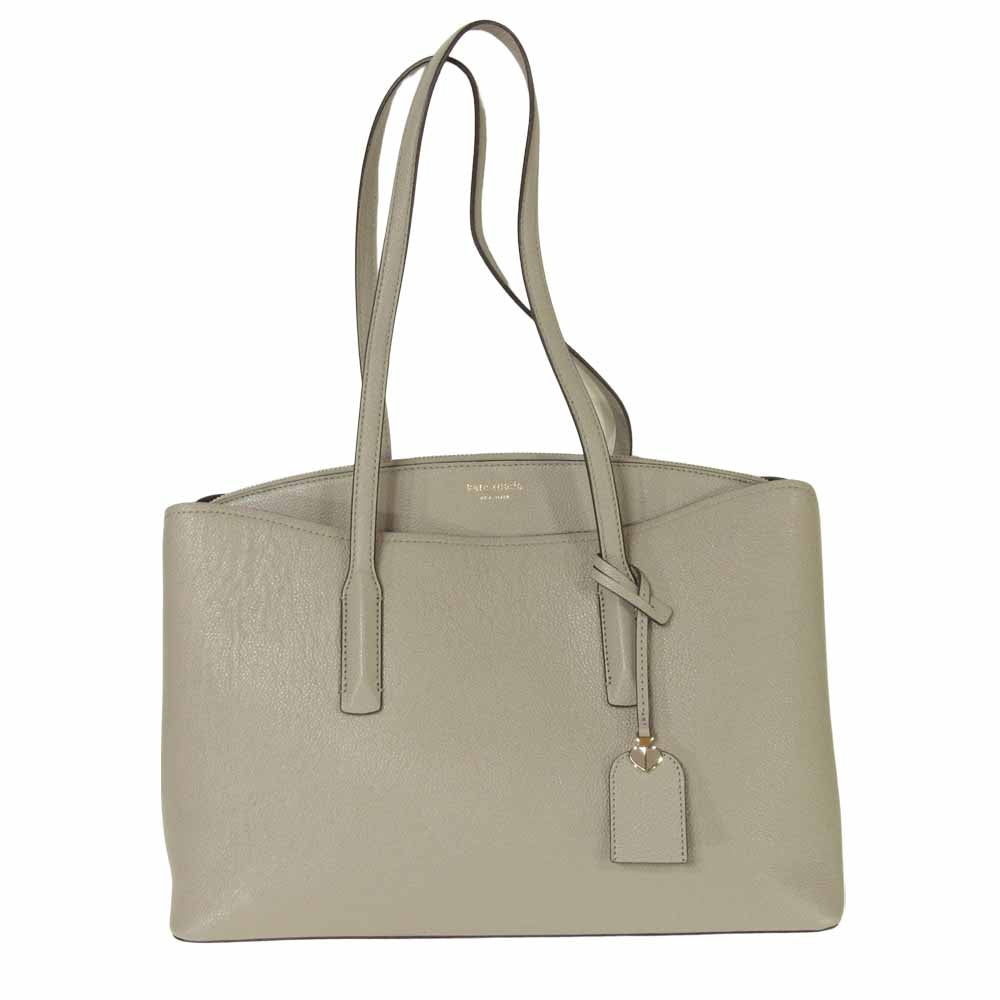 Kate Spade ケイトスペード PXRUA717  訳有 未使用 マルゴー ラージ ワーク トート ショルダー バッグ 2way グレー系【新古品】【未使用】【中古】