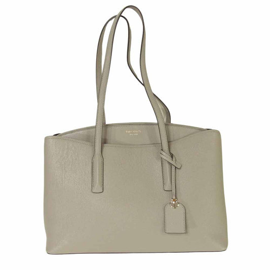 Kate Spade ケイトスペード PXRUA717  訳有 未使用 マルゴー ラージ ワーク トート ショルダー バッグ 2way グレー系【新古品】【未使用】【中古】