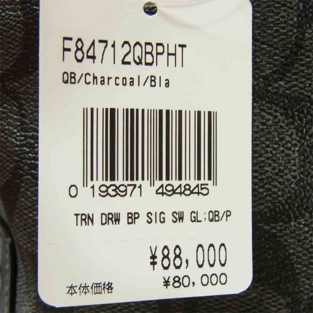 COACH コーチ STAR WARS スターウォーズ F84712 ドローストリング リュックサック ブラック系 グレー系【新古品】【未使用】【中古】