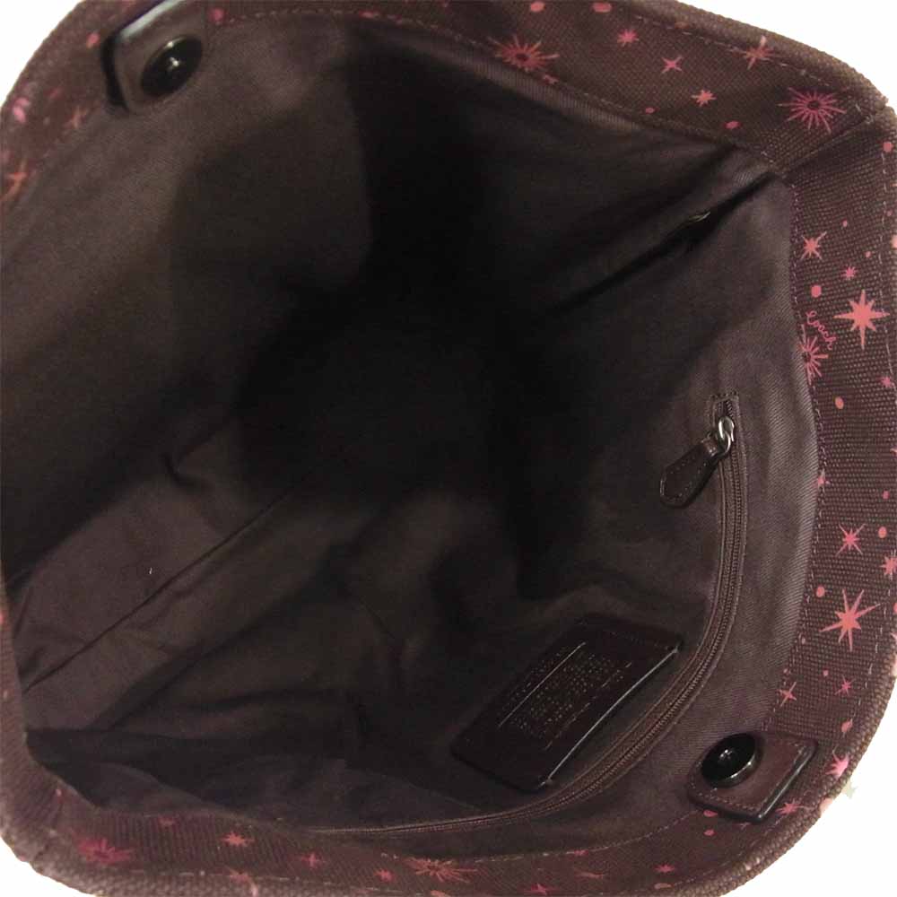 COACH コーチ STAR WARS スターウォーズ F88039 キャンバス トートバッグ プリンセスレイア ワインレッド系【新古品】【未使用】【中古】