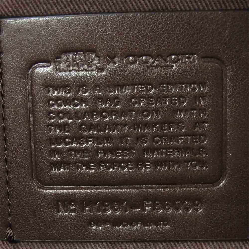 COACH コーチ STAR WARS スターウォーズ F88039 キャンバス トートバッグ プリンセスレイア ワインレッド系【新古品】【未使用】【中古】