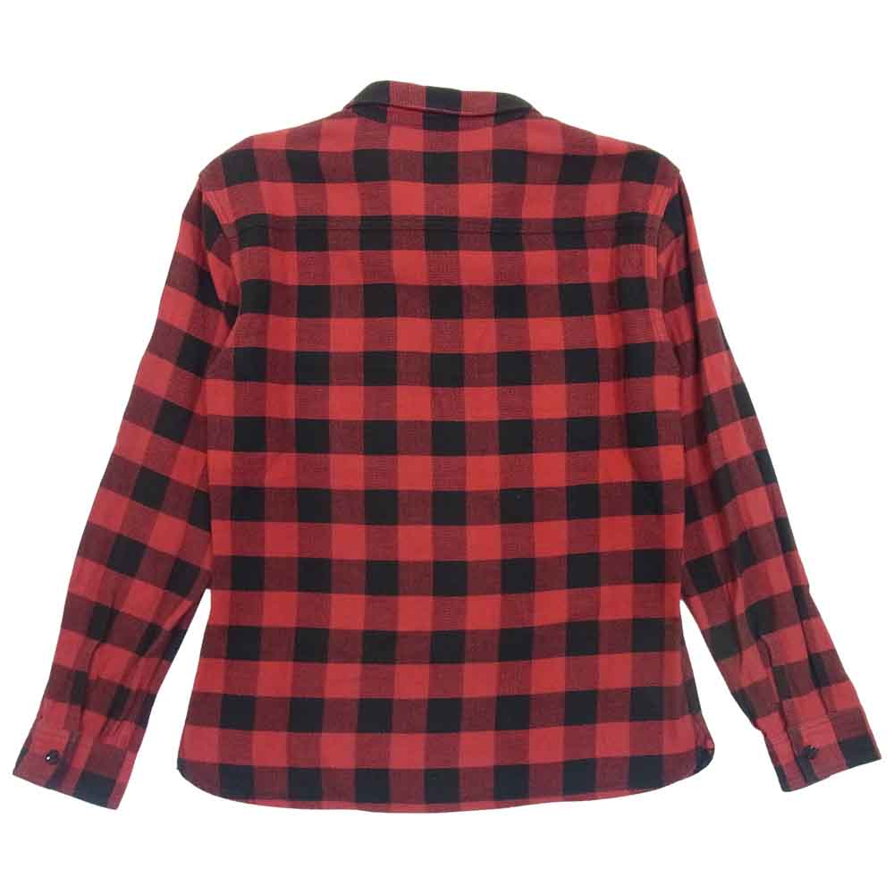 THE FLAT HEAD ザフラットヘッド バッファロー チェック シャツ 長袖シャツ レッド系 40【中古】