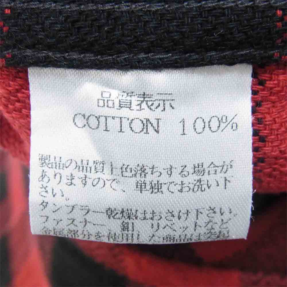 THE FLAT HEAD ザフラットヘッド バッファロー チェック シャツ 長袖シャツ レッド系 40【中古】