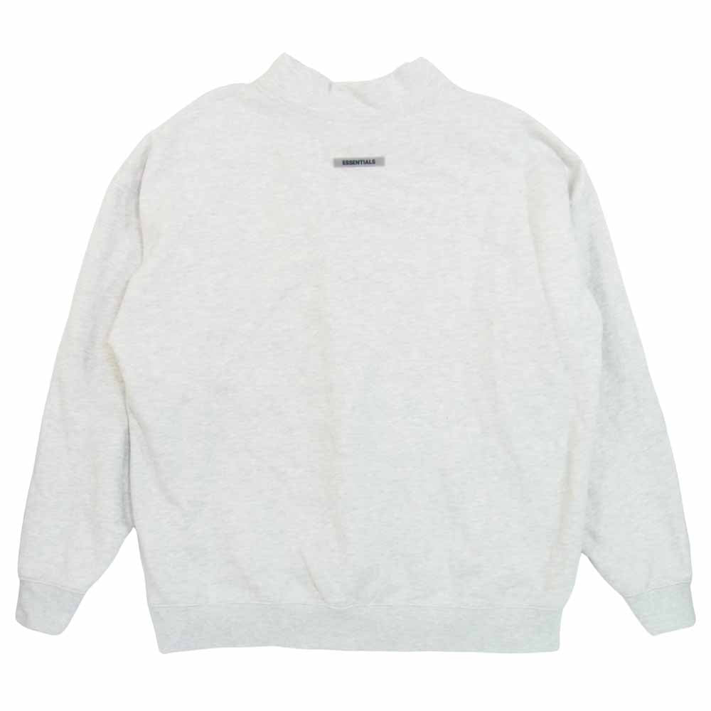 FEAR OF GOD フィアオブゴッド ESSENTIALS MOCK NECK FLEECE モックネック フリース スウェット オートミール XXL【中古】