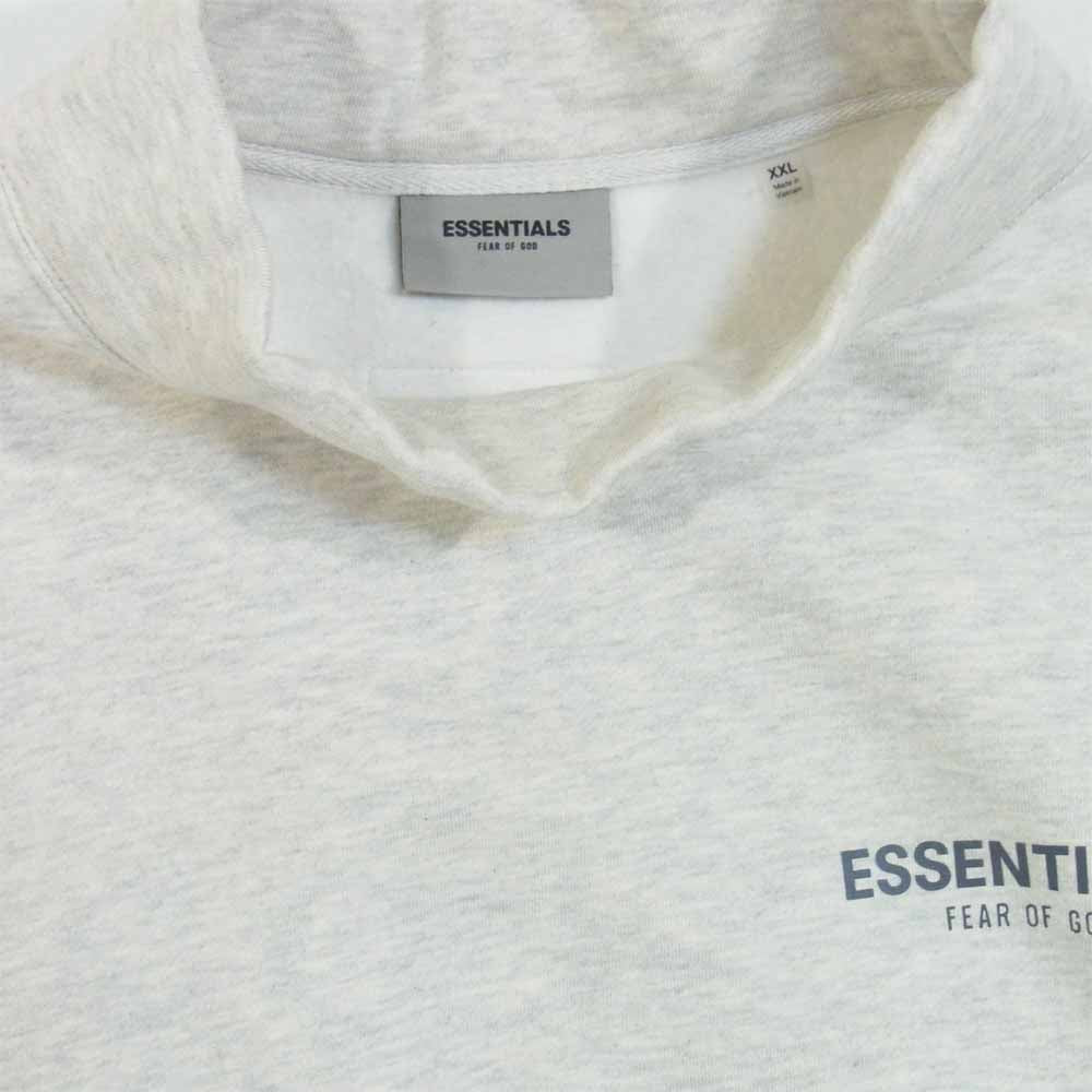 FEAR OF GOD フィアオブゴッド ESSENTIALS MOCK NECK FLEECE モックネック フリース スウェット オートミール XXL【中古】