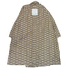 VETEMENTS ヴェトモン 18AW UAH19JA301 RAINCOAT ロゴ 総柄 ナイロン レインコート ベージュ系【中古】