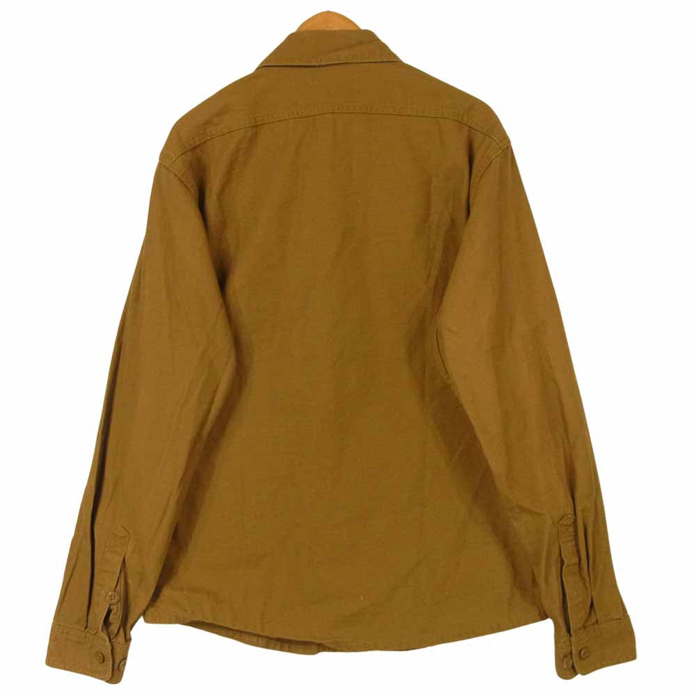 patagonia パタゴニア FA15 53795 WORKWEAR SHIRT ワークウェア 長袖 シャツ スリランカ製 ブラウン系 XS【中古】