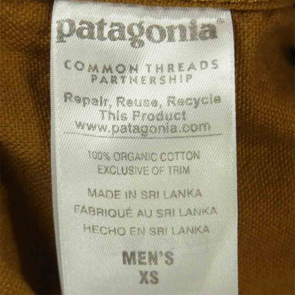 patagonia パタゴニア FA15 53795 WORKWEAR SHIRT ワークウェア 長袖 シャツ スリランカ製 ブラウン系 XS【中古】