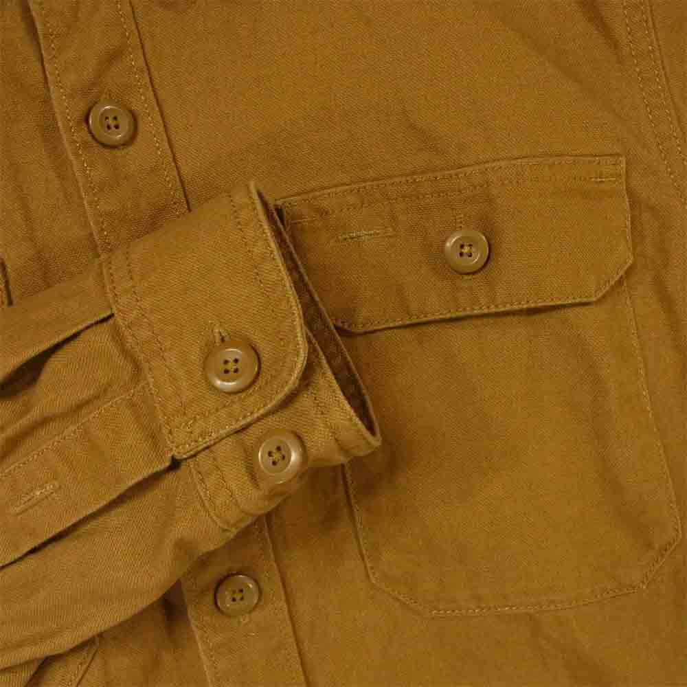 patagonia パタゴニア FA15 53795 WORKWEAR SHIRT ワークウェア 長袖 シャツ スリランカ製 ブラウン系 XS【中古】