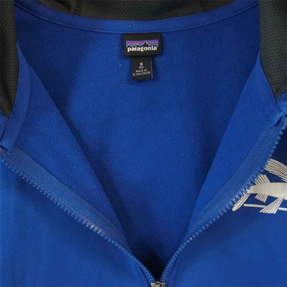 patagonia パタゴニア SP18 292713 Small Flying Fish PolyCyclu Full-Zip Hoody フライング フィッシュ ポリサイクル パーカー フリース ブルー系 S【中古】