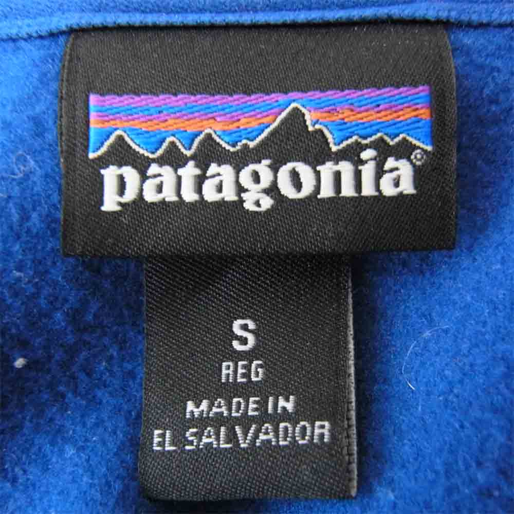 patagonia パタゴニア SP18 292713 Small Flying Fish PolyCyclu Full-Zip Hoody フライング フィッシュ ポリサイクル パーカー フリース ブルー系 S【中古】