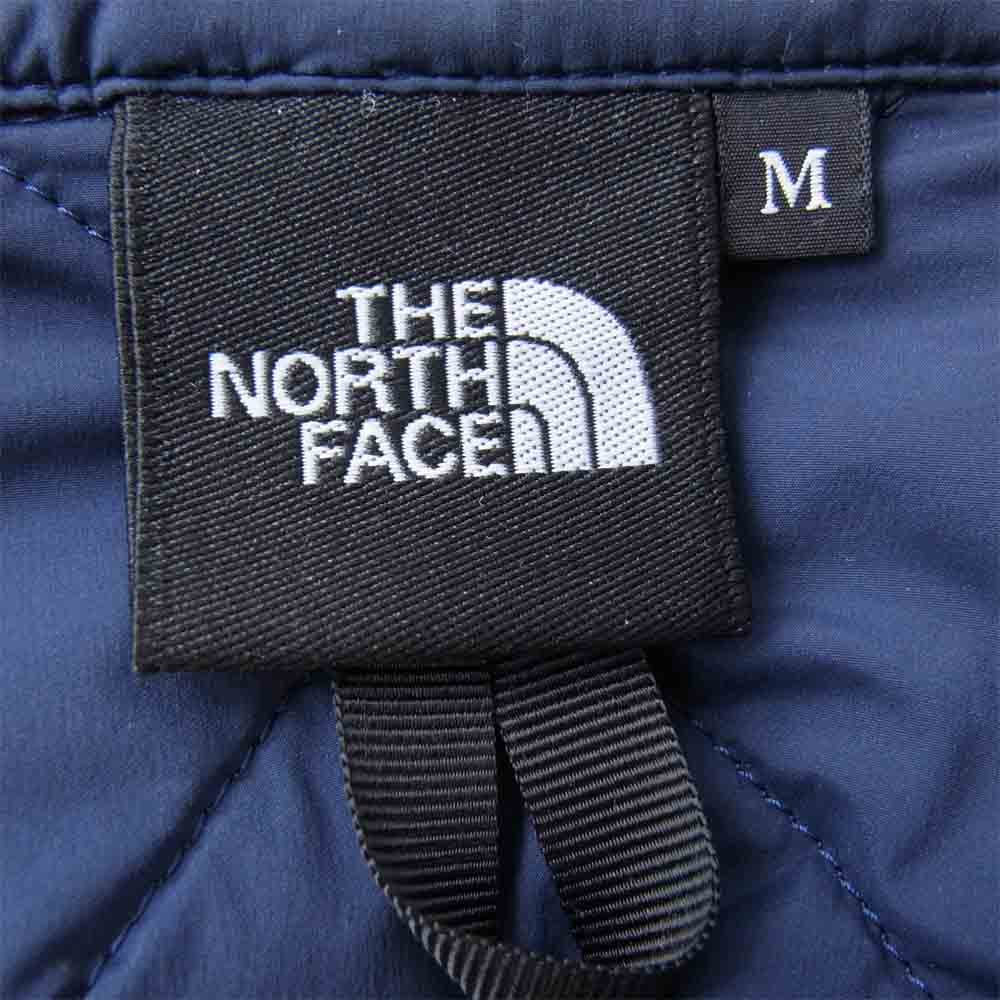 THE NORTH FACE ノースフェイス NY81735 Justbout Shirt ジャストバウトシャツ 中綿 キルト シャツ ネイビー系 M【中古】