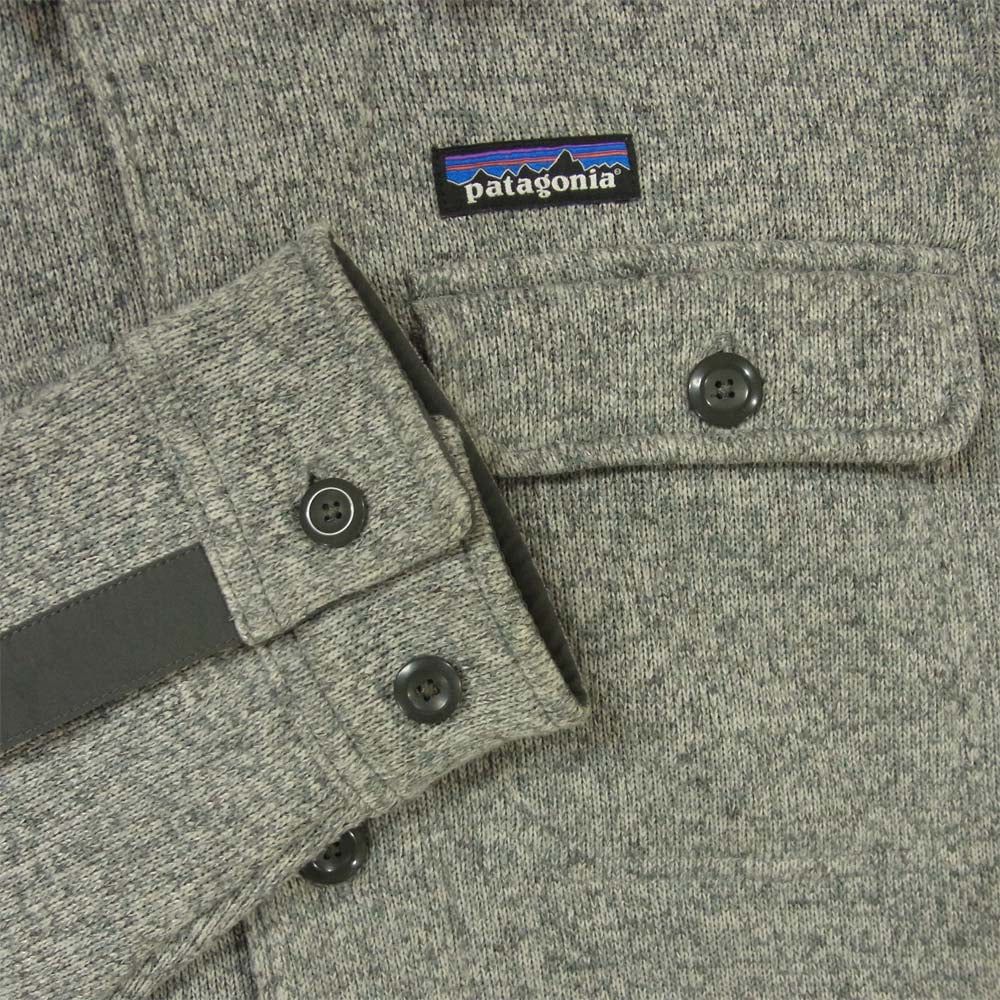 patagonia パタゴニア FA19 25840 Better Sweater Fleece Shirt Jacket ベター セーター シャツ ジャケット グレー系 S【中古】