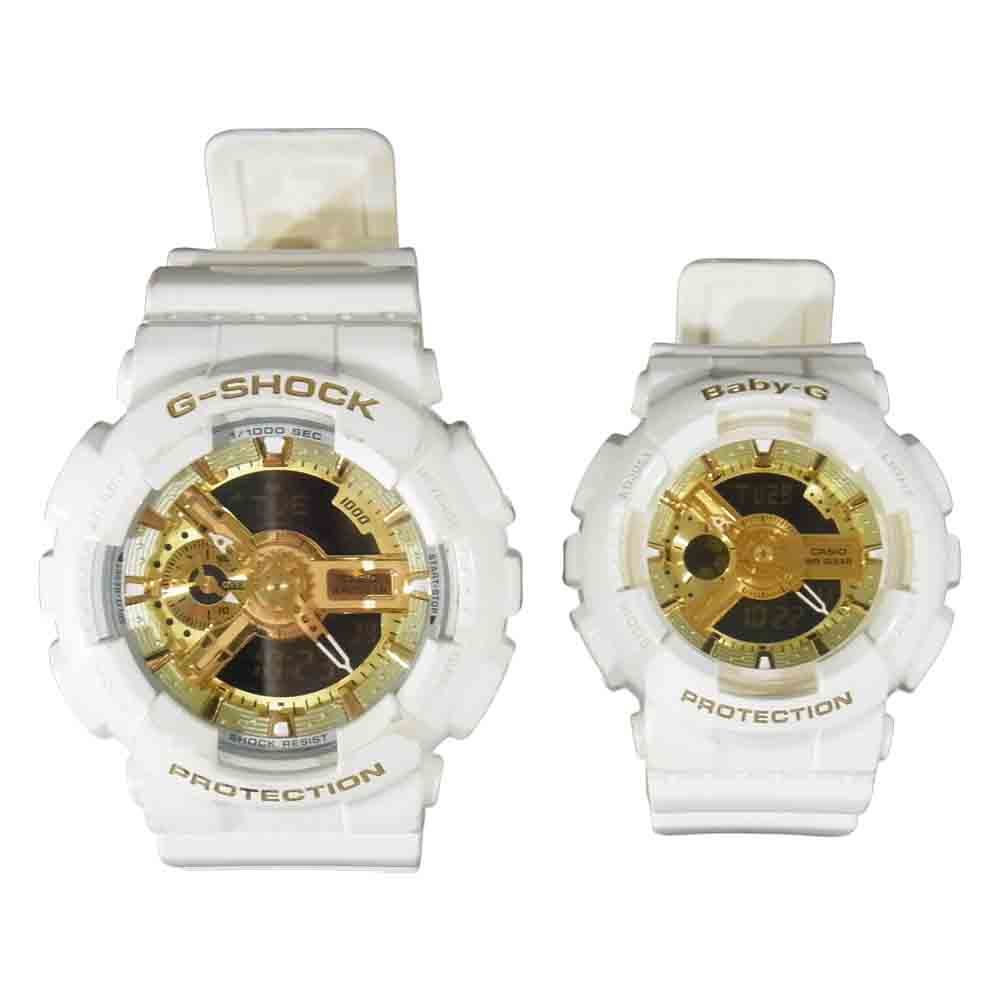 G-SHOCK ジーショック GBG-13SET-7AJR 30th Anniversary G-SHOCK×Baby-G Limited Pair Model 30周年記念 ペアウォッチ ホワイト系【中古】