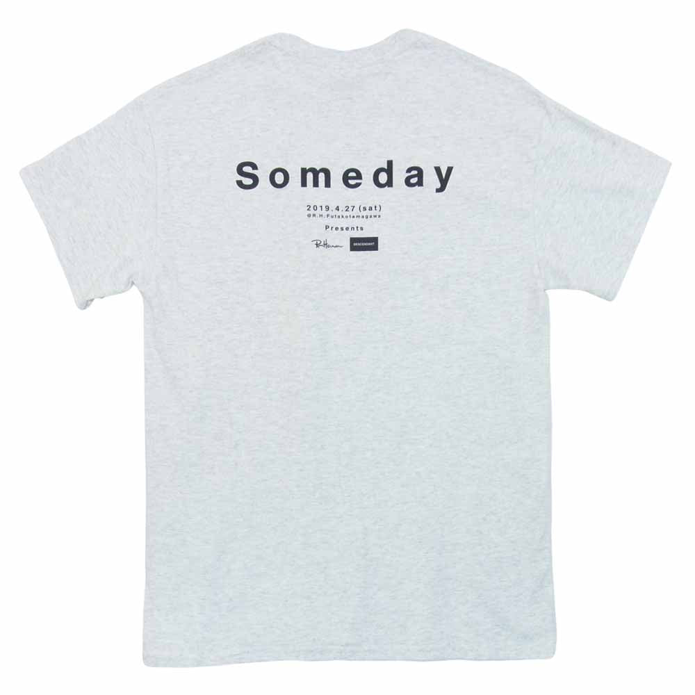 DESCENDANT ディセンダント 191ATDS-CSM01RS Ron Herman ロンハーマン SOMEDAY SS-RH EXCLUSIVE Tシャツ グレー系 M【極上美品】【中古】