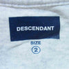 DESCENDANT ディセンダント 191ATDS-CSM01RS Ron Herman ロンハーマン SOMEDAY SS-RH EXCLUSIVE Tシャツ グレー系 M【極上美品】【中古】