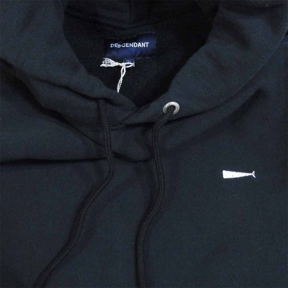 DESCENDANT ディセンダント 171ATDS-CSM01 BOX HOODED SWEAT SHIRT フード スウェット パーカー ブラック系 2【新古品】【未使用】【中古】