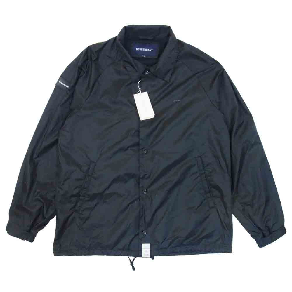 DESCENDANT ディセンダント 181TQDS-JKM02 PE NYLON JACKET ナイロン コーチ ジャケット ブラック系 M【新古品】【未使用】【中古】