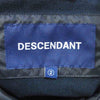 DESCENDANT ディセンダント 181TQDS-JKM02 PE NYLON JACKET ナイロン コーチ ジャケット ブラック系 M【新古品】【未使用】【中古】
