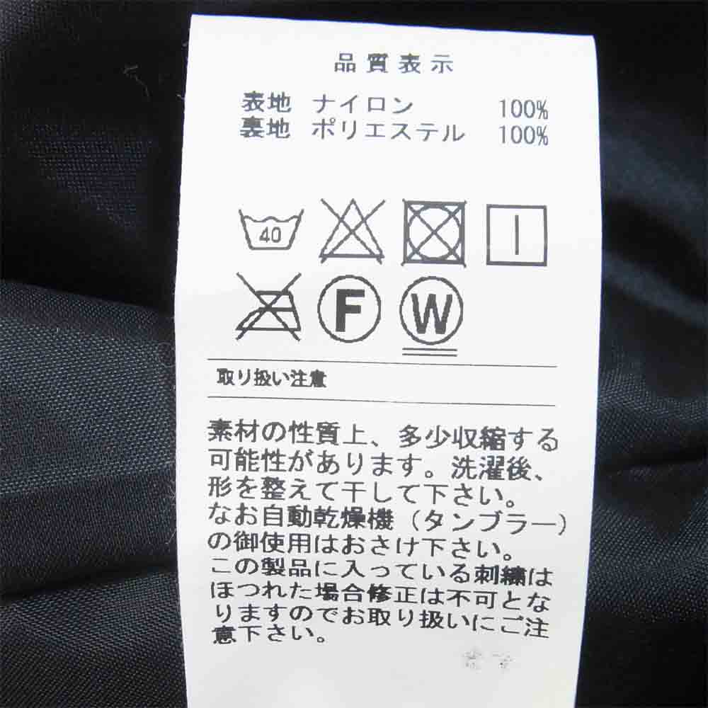 DESCENDANT ディセンダント 181TQDS-JKM02 PE NYLON JACKET ナイロン コーチ ジャケット ブラック系 M【新古品】【未使用】【中古】