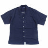 DESCENDANT ディセンダント 211TQDS-SHM06 ACHIEVE RAYON SS SHIRT Ce jour est toi アーカイブ レーヨン シャツ ネイビー系 2【極上美品】【中古】