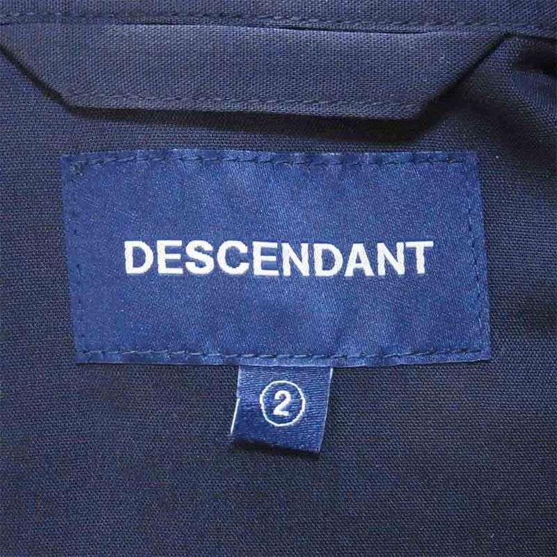 ディセンダント　descendant 22ss レーヨンシャツ　グレー　新品