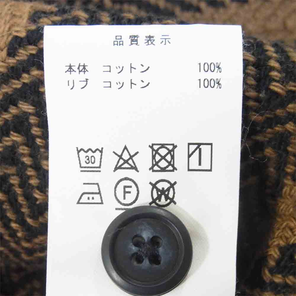 DESCENDANT ディセンダント 201BRDS-SHM05 BAJA HOODED LS SHIRT バハ メキシカン パーカー ブラウン系 2【中古】