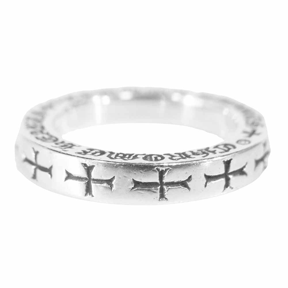 CHROME HEARTS クロムハーツ（原本有） 3mm CH FUCK YOU スペーサー リング シルバー系 8号程度【中古】