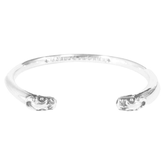 CHROME HEARTS クロムハーツ（原本有） BANGLE DOUBLE DOG ダブル ドッグ バングル 925 シルバー系【中古】