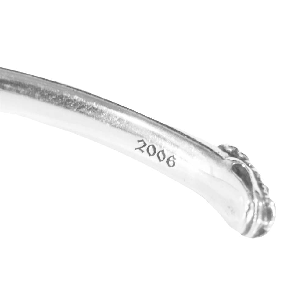 CHROME HEARTS クロムハーツ（原本有） BANGLE DOUBLE DOG ダブル ドッグ バングル 925 シルバー系【中古】