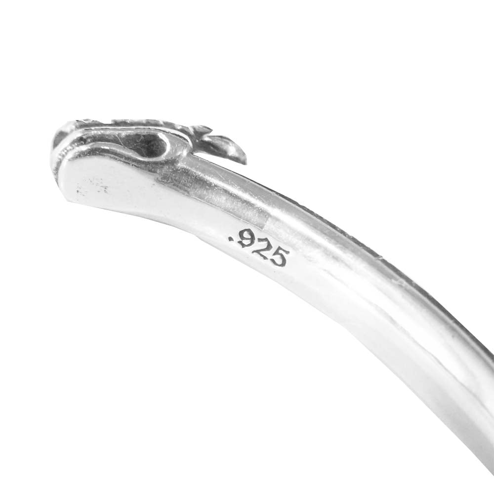 CHROME HEARTS クロムハーツ（原本有） BANGLE DOUBLE DOG ダブル ドッグ バングル 925 シルバー系【中古】