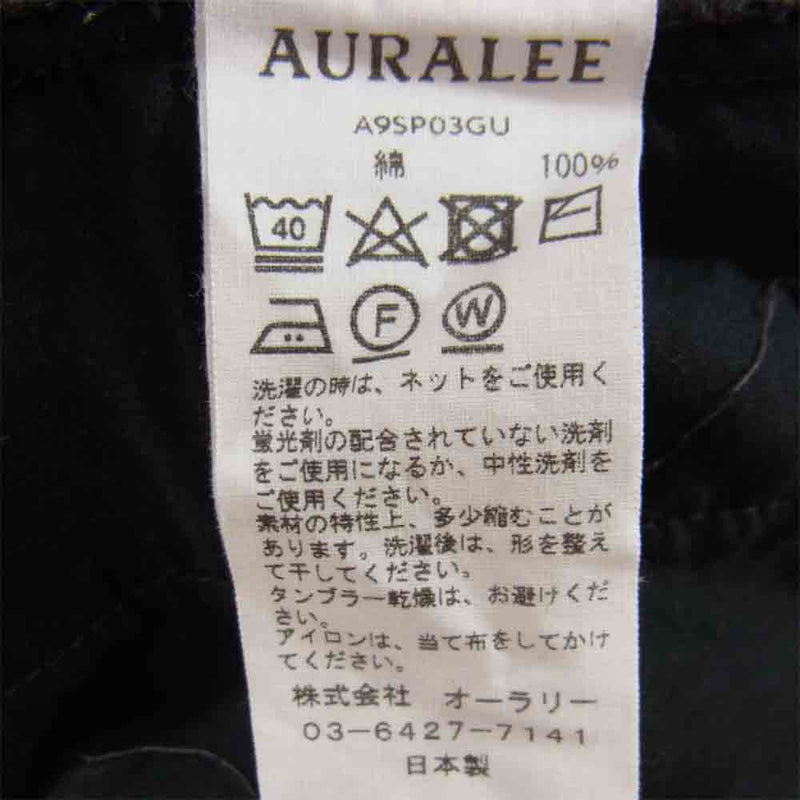 AURALEE オーラリー 19SS A9SP03GU SUPER SOFT SWEAT PANTS スーパー ソフト スウェット パンツ グレー系 4【中古】